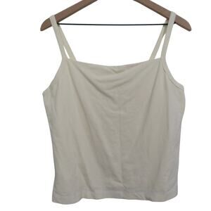 Johnny Was ITEM Large Cream Tank Top Vintage